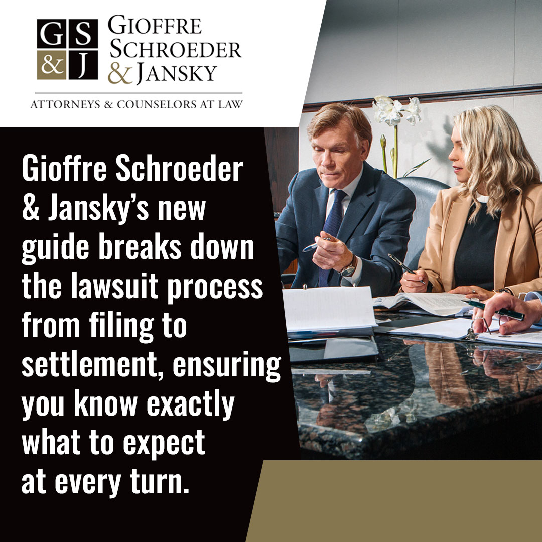 Personal injury lawyers discussing lawsuit process and legal strategy for accident claims in Ohio