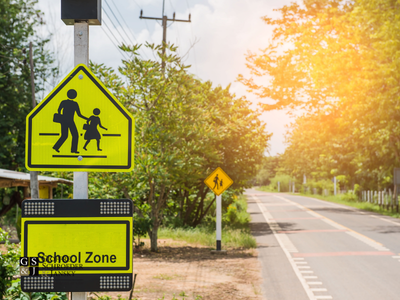 School zone signs